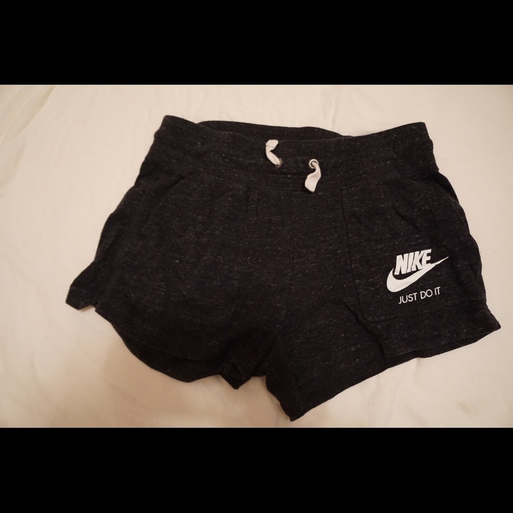 nike shorts (sweatpants material)